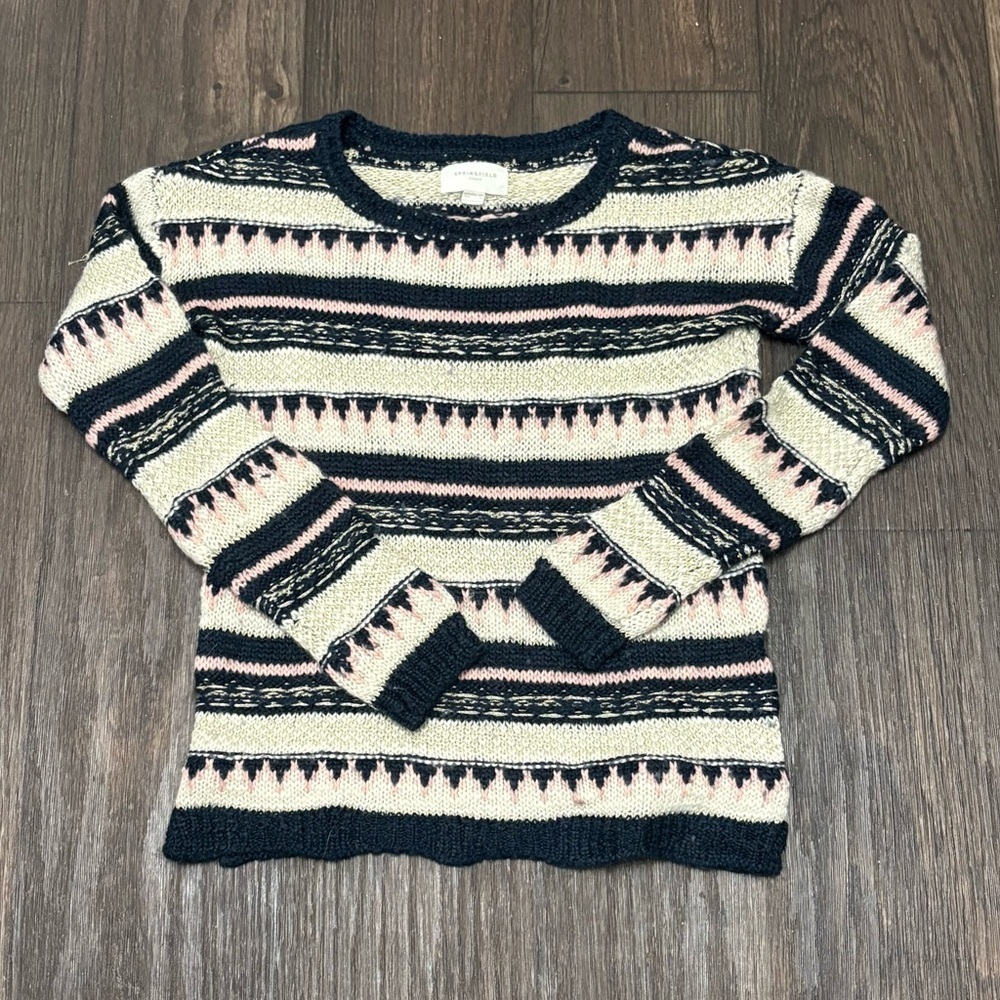 Springfield Woman Fair Isle Knit Sweater
Size XS (EUR)